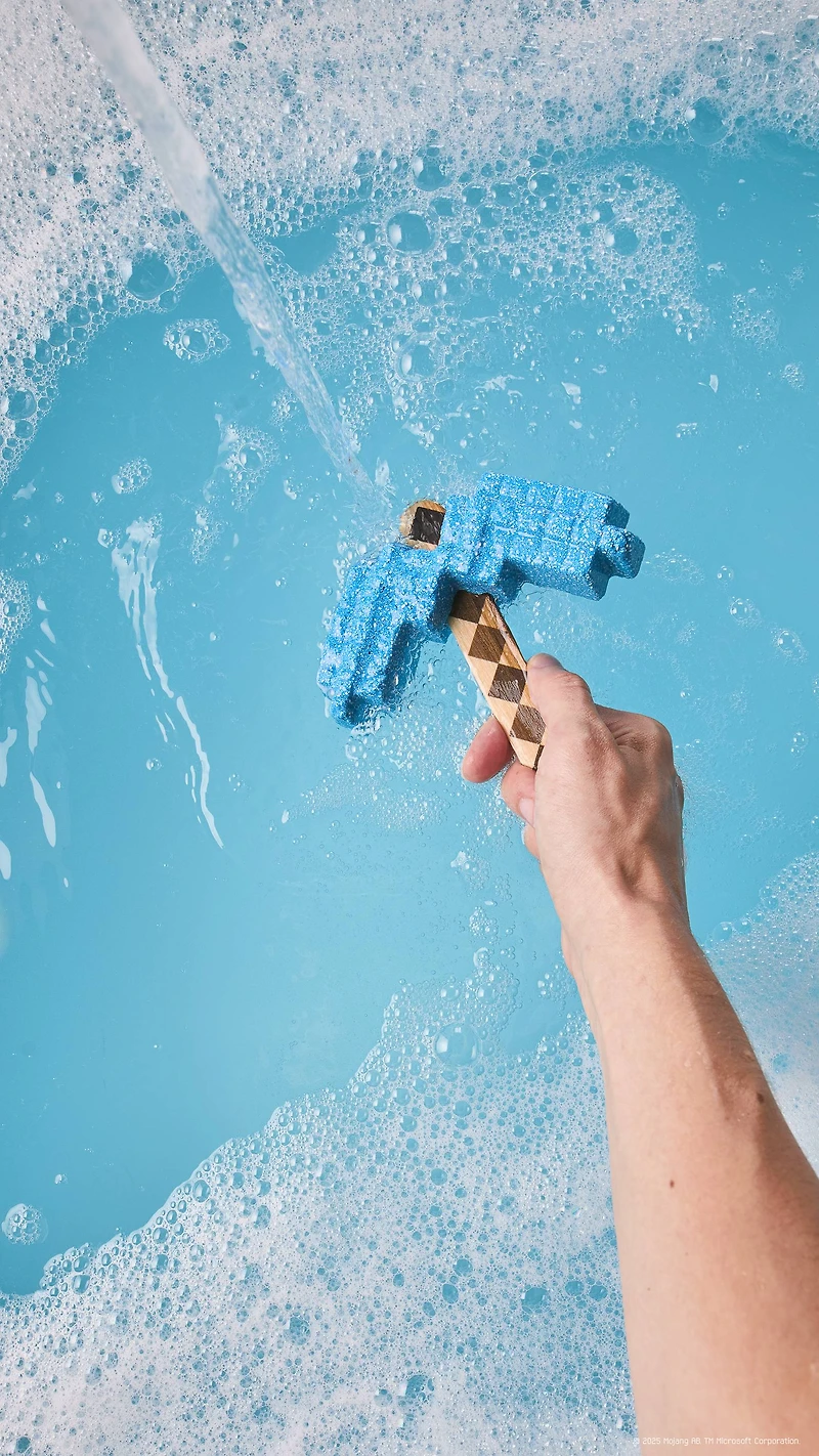 Diamond Pickaxe Reusable Bubble Bar