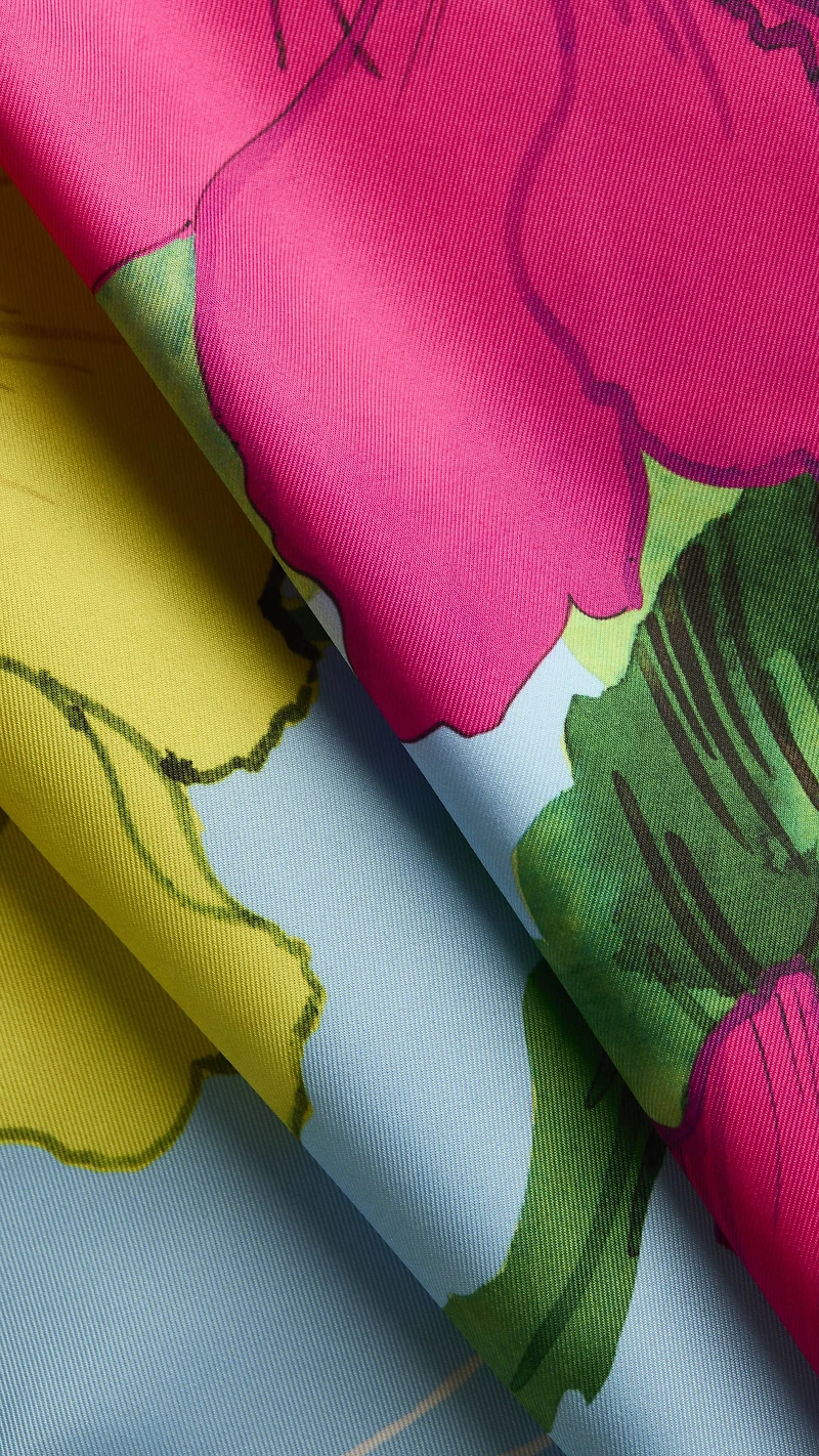 Emballage de tissu Peonies