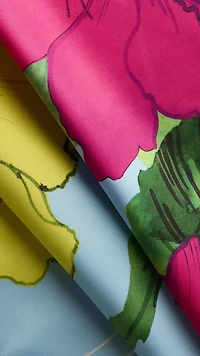 Emballage de tissu Peonies