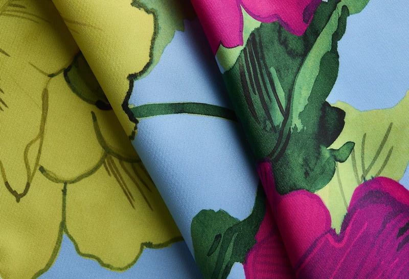 Emballage de tissu Peonies