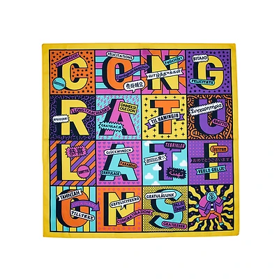 Emballage de tissu Congratulations