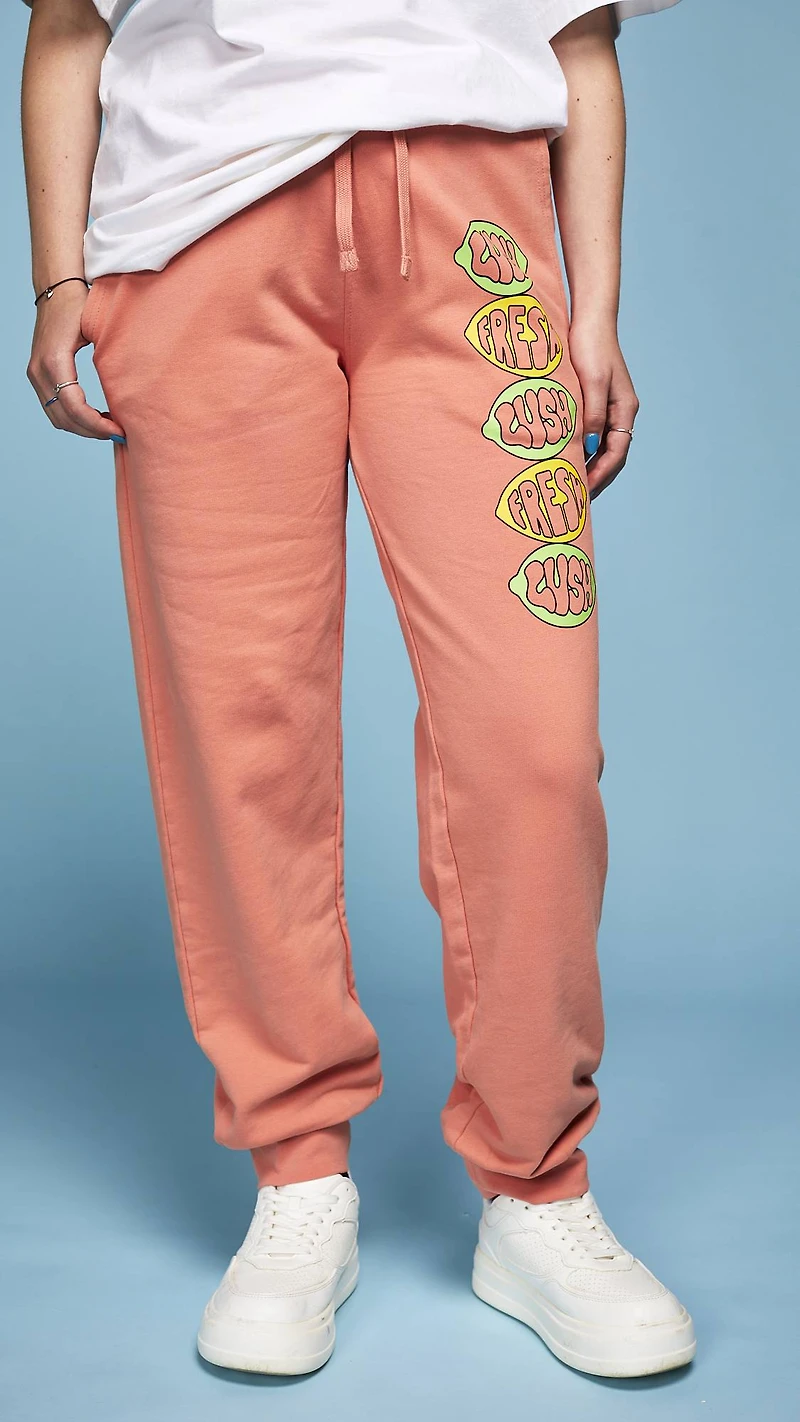 Fresh Values Coral Joggers