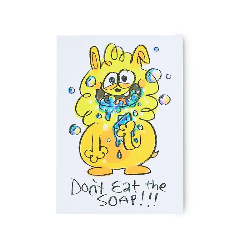 Don't Eat the Soap!!! | Postcard