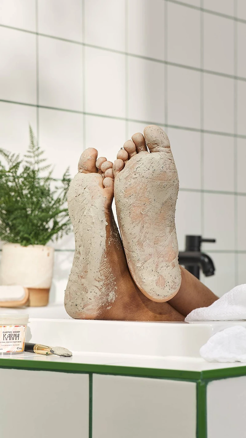 Masque ultrafrais pour les pieds Earthy, Woody Karma