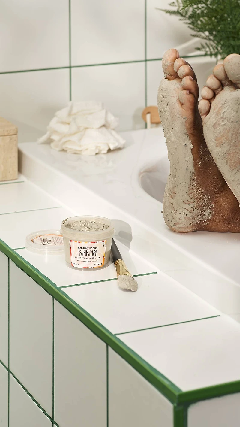 Masque ultrafrais pour les pieds Earthy, Woody Karma