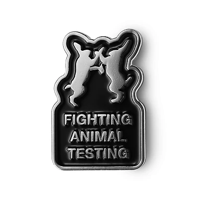 Fighting Animal Testing | Enamel Pin