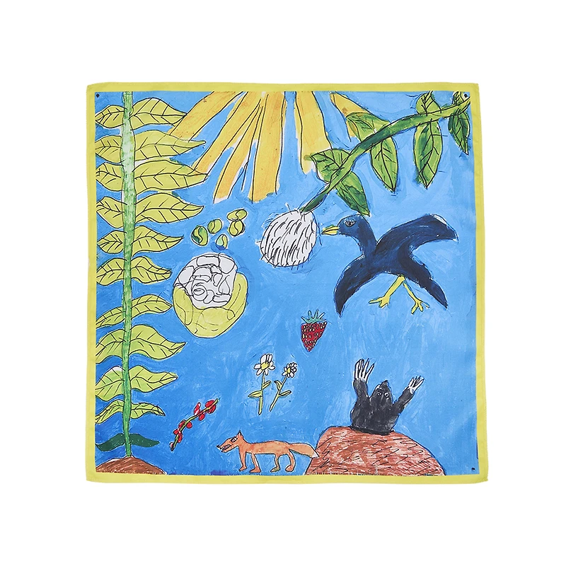 Garden Mural Knot Wrap