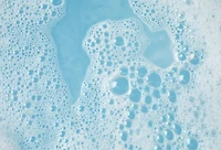The Big Blue Skies And Fluffy White Clouds Bubble Bar