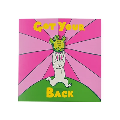 Got Your Back Greeting Card With Pin