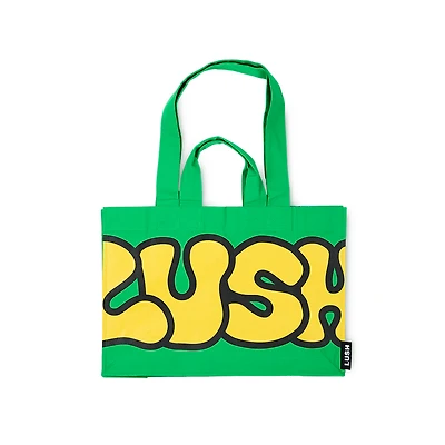 Sac fourre-tout vert Retro Bubble Lush Big Bag