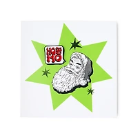 Ho Ho Ho Greeting Card With Pin