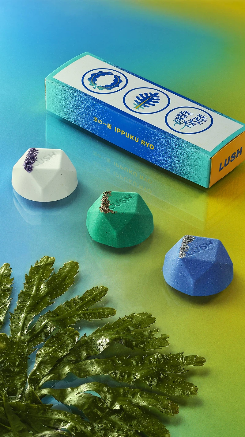 Ippuku Ryo | Cooling Bath Bomb Trio