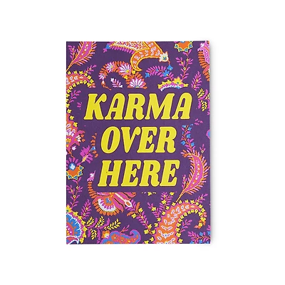 Karma Over Here | Postcard