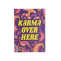 Karma Over Here | Postcard