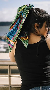 Neon Weave | Knot Wrap