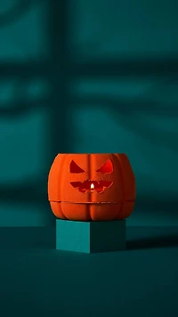 The Pumpkin Tealight Bath Bomb Fragrance Diffuser