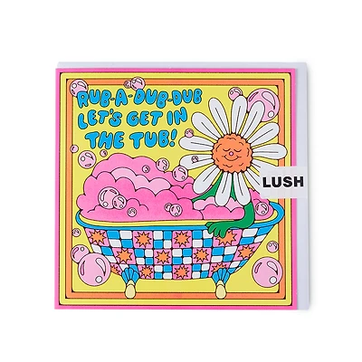 Rub-A-Dub-Dub Let's Get in the Tub! | Greetings Card