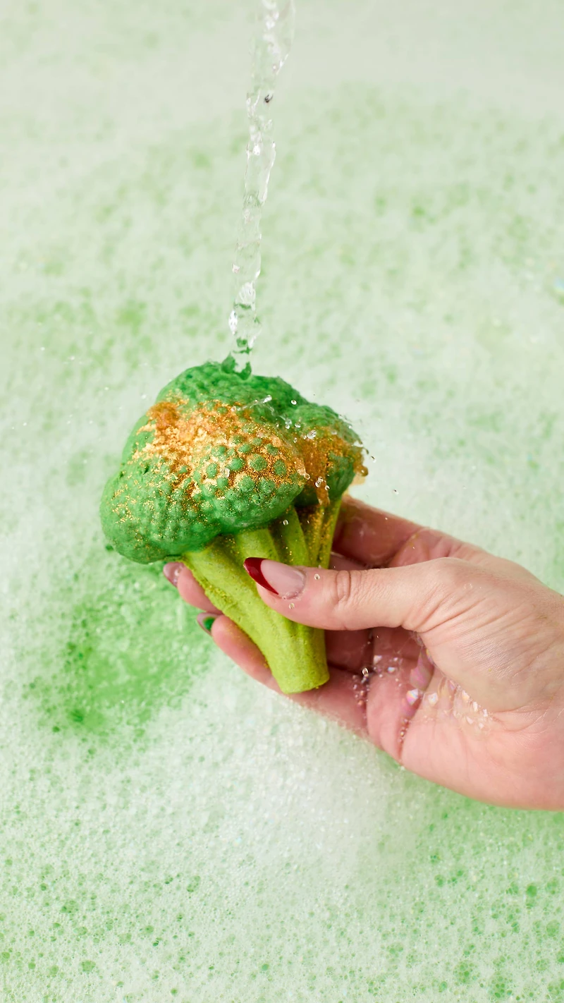 Sparkly Broccoli Bubble Bar
