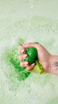 Sparkly Broccoli Bubble Bar