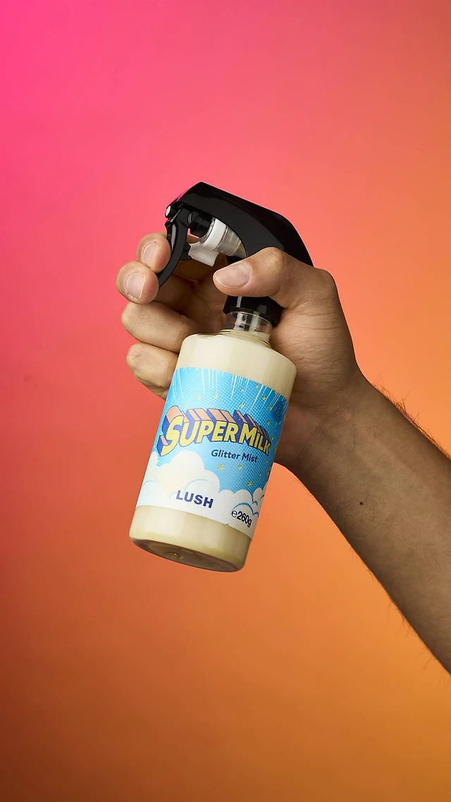 Lush Super Milk Glitter Mist Spray Liberty Center