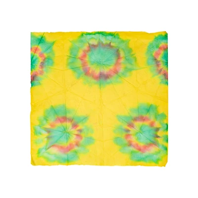 Yellow Tie-Dye Lokta Wrap