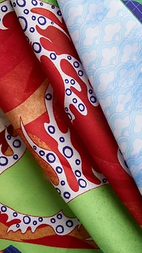 Emballage de tissu Untamed Flame