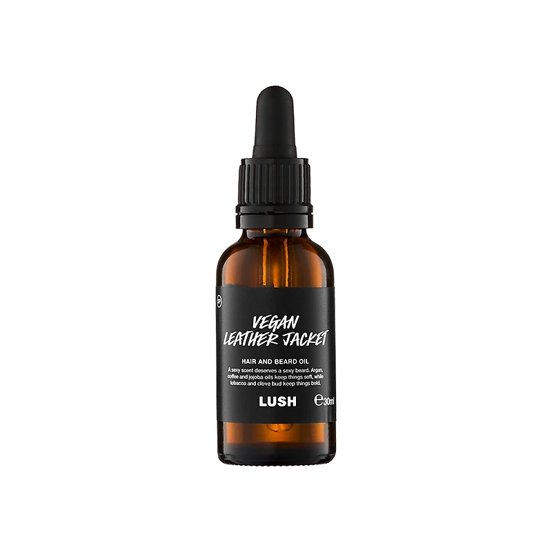 Vegan Leather Jacket Hair And Beard Oil
