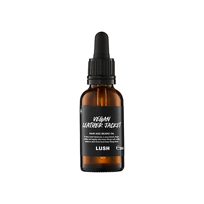 Vegan Leather Jacket Hair And Beard Oil