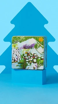 Winter Cabin Tin