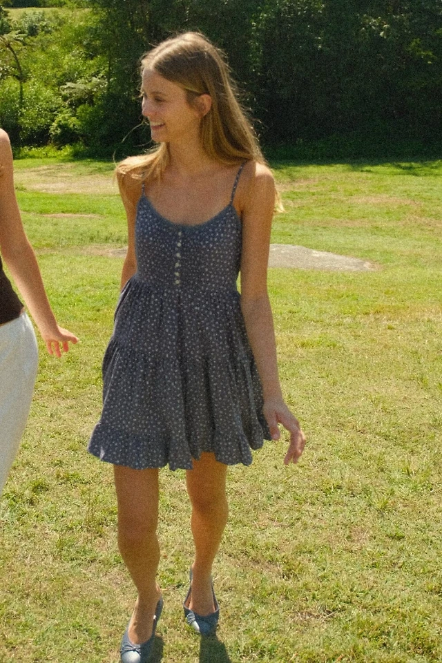 long ruffle dresses MADE IN ITALY 2031 LAYERED RUFFLE LONG DRESS