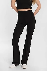 Super Soft Fleeceback Flare Leggings - /