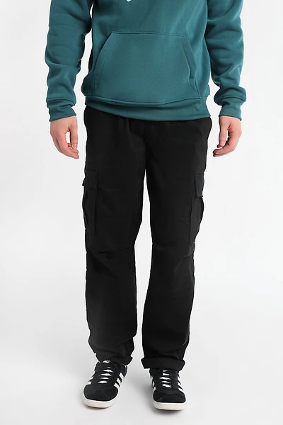 Relaxed Cargo Twill Pants - /