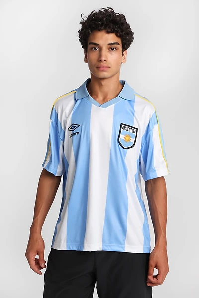 Umbro Argentina Graphic Soccer Jersey - White /