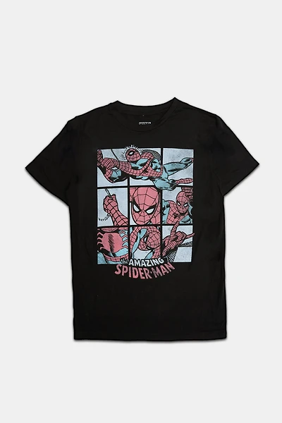 Mens The Amazing Spider-Man T-Shirt - Black /