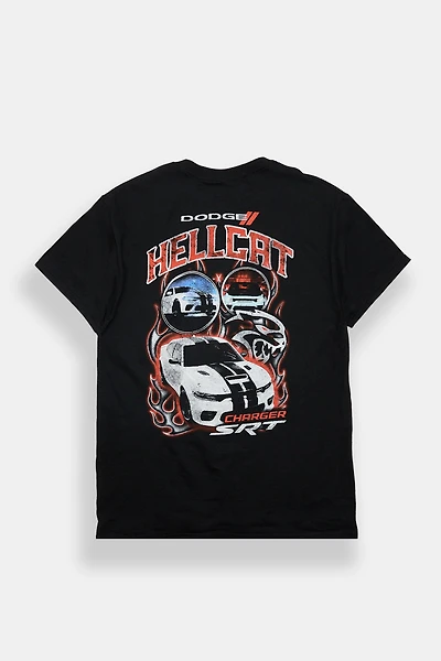 Dodge Hellcat Charger Graphic Tee - Black /