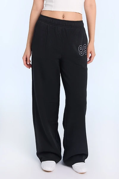 Wide-Leg Sweatpant - /