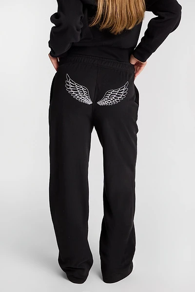 Graphic Baggy Sweatpants - /