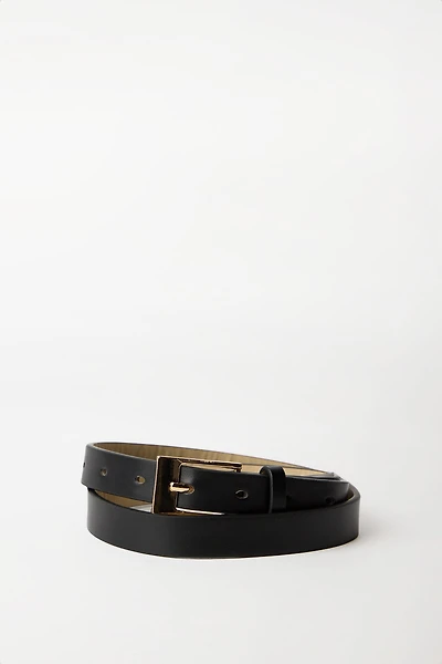 Belt & Chain Pack of 2 - Black /