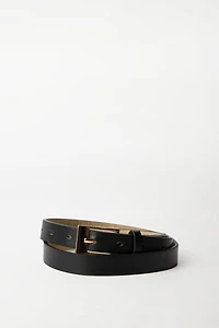 Belt & Chain Pack of 2 - Black /