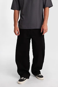 Baggy Oversized Twill Pants - /