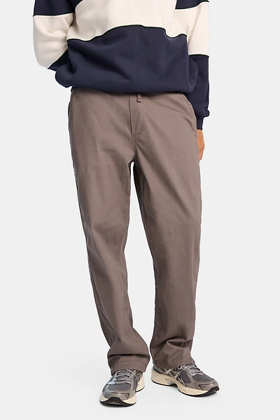 Loose Twill Pants - Heather Grey /