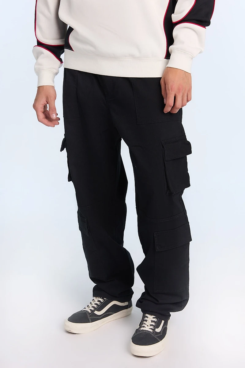 Arsenic Mens Loose 4-Pocket Cargo Pant - /