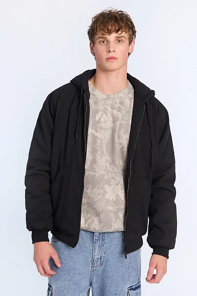 Mens Canvas Workwear Jacket - /