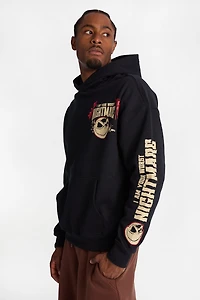 The Nightmare Before Christmas Jack Skellington Graphic Hoodie - Black /