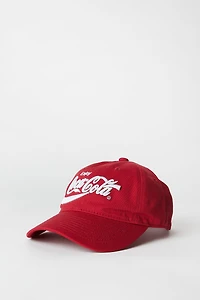 Coca-Cola Embroidered Baseball Cap - Red / O/S