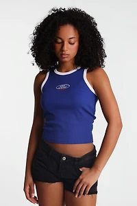 Ford Embroidered Graphic Tank Top - Royal Blue /