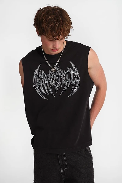 Arsenic Gothic Logo Graphic Tank Top - Black /