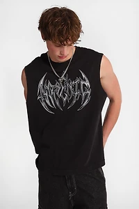 Arsenic Gothic Logo Graphic Tank Top - Black /