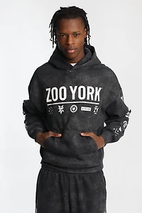 Zoo York Allover Washed Printed Hoodie - /