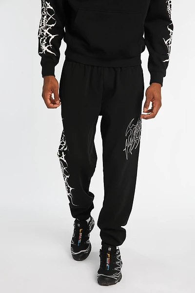Arsenic Gothic Print Sweatpants - /